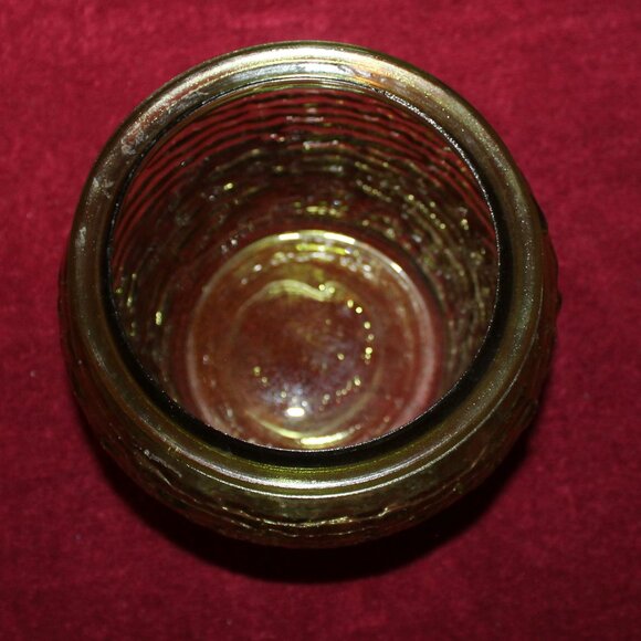 Vintage Avocado Green Texture Glass Vase/Planter National Potteries Cleveland - Picture 3 of 3